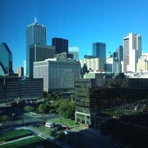 The view from my room at the Omni Dallas