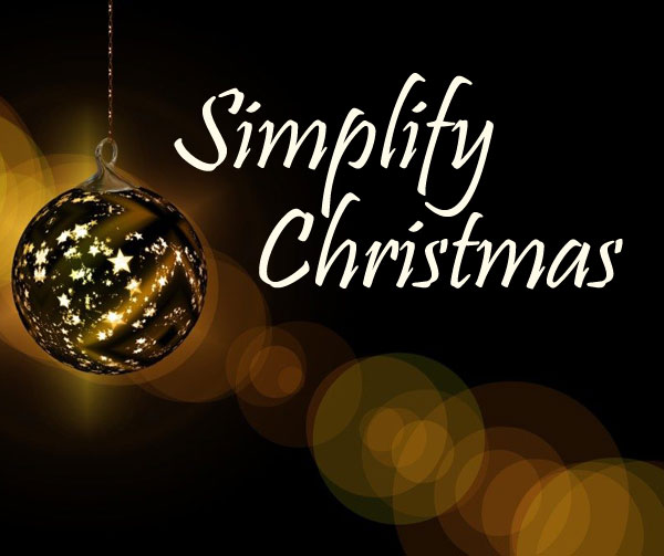 simplify christmas