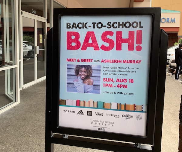 Back to School Bash at Columbia Gorge Outlets
