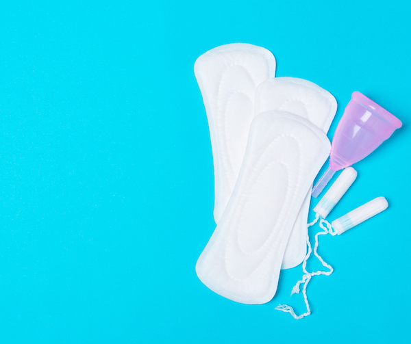Pad, zero waste menstrual cup, tampon