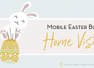 Mobile Easter Bunny Graphic