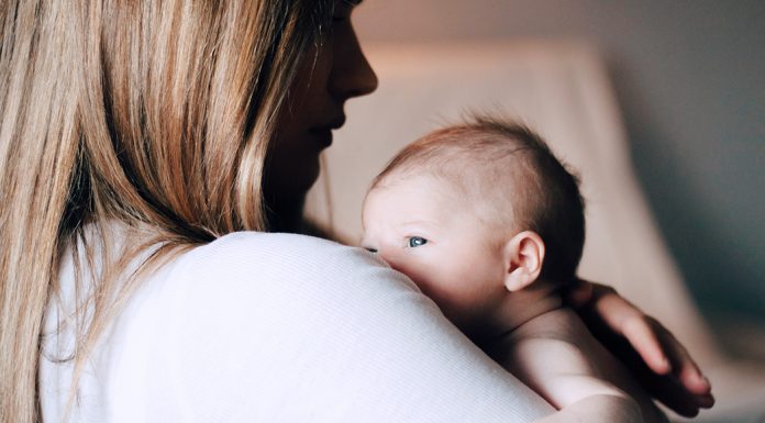 Mom with Baby - Postpartum depression