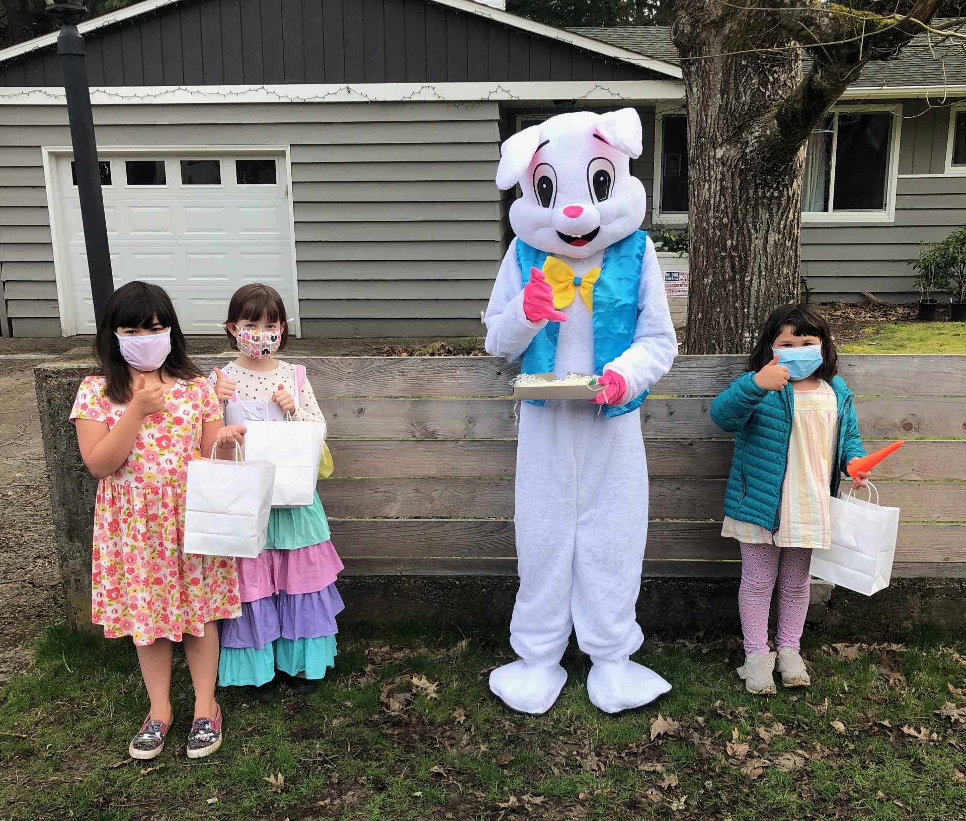 Easter Bunny with Kids