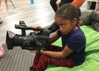 Future Filmmakers: Kid with camera filming