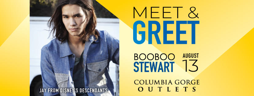 Meet and Greet with Booboo Stewart at the Columbia Gorge Outlets