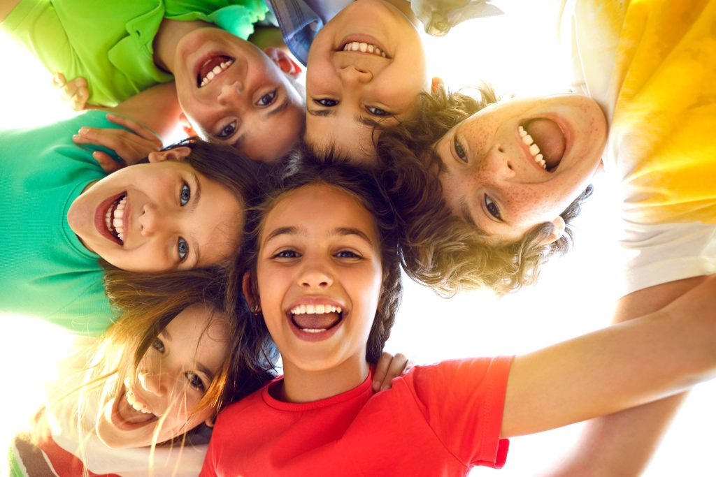 Image of happy campers at summer camp in Portland, Oregon